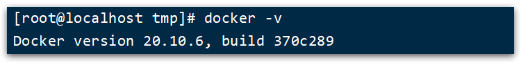 docker 版本显示